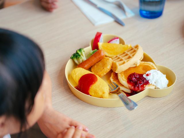 キッズ朝食プレートの画像